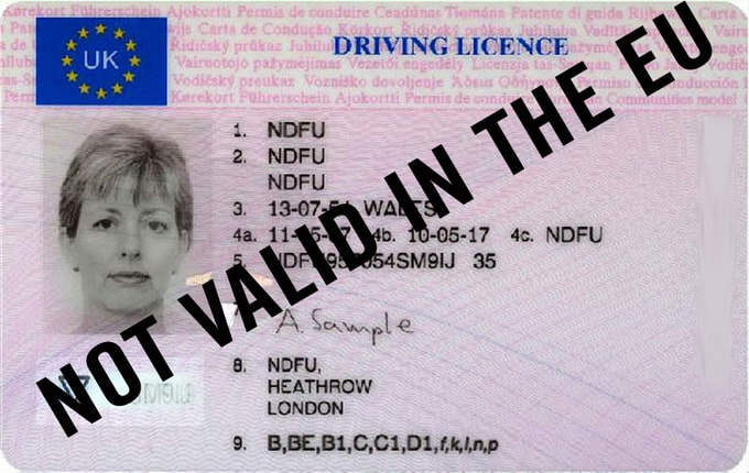 Driver license france background